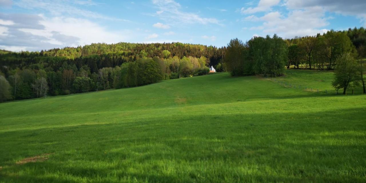 Ferienwohnung Mit Blick Ins Grune เซบนิทซ์ ภายนอก รูปภาพ